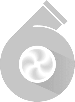 Símbolo de un turbocompresor: representa aumento de rendimiento y potencia.