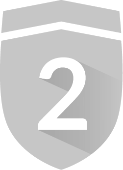 Escudo con el número 2: representa hasta 2 años de garantía del motor.